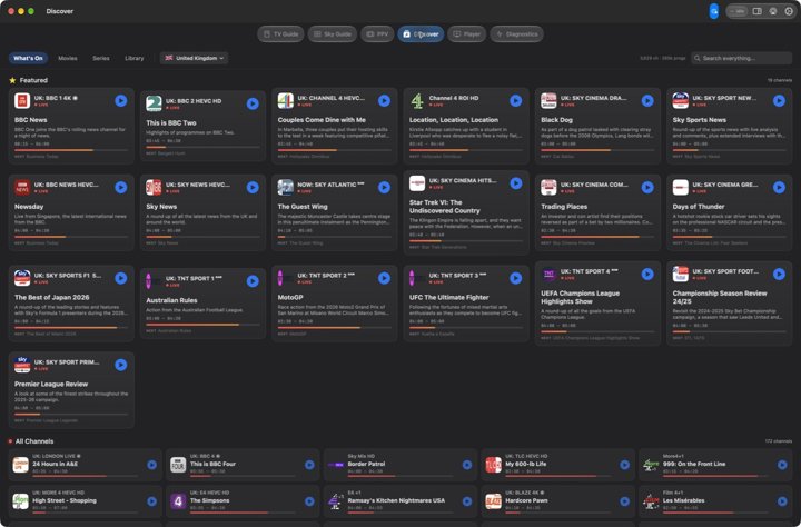 AirCast Beta — discovery and categories