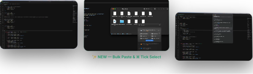 Isolated Pasty interface elements