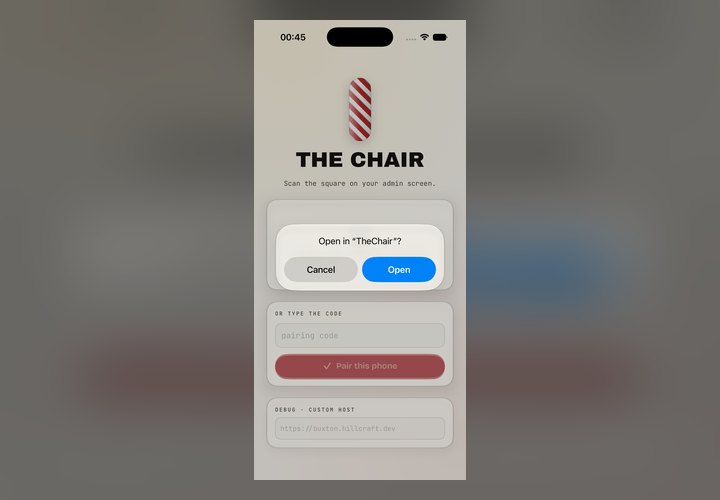 The Chair deep link