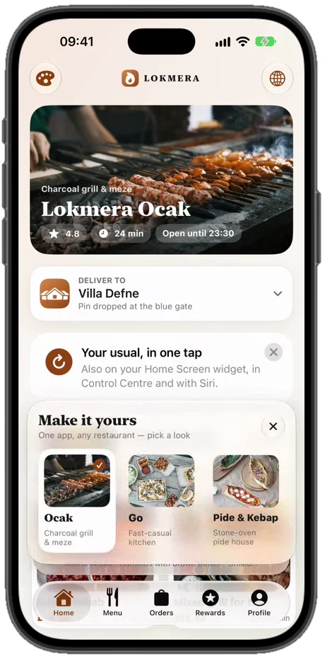 Lokmera Ocak · charcoal grill & meze