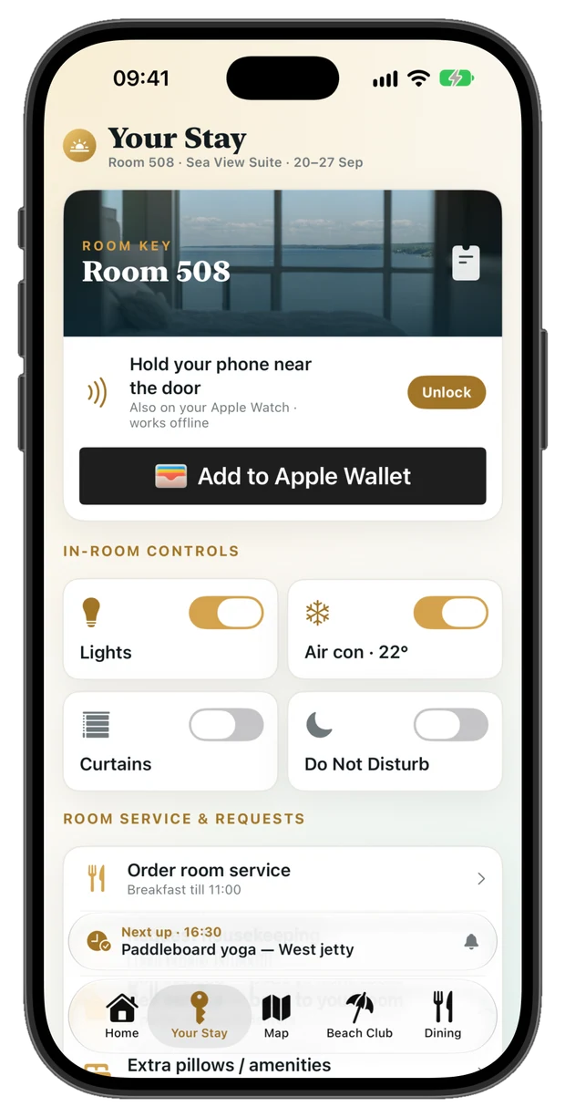 Aurelune app screen