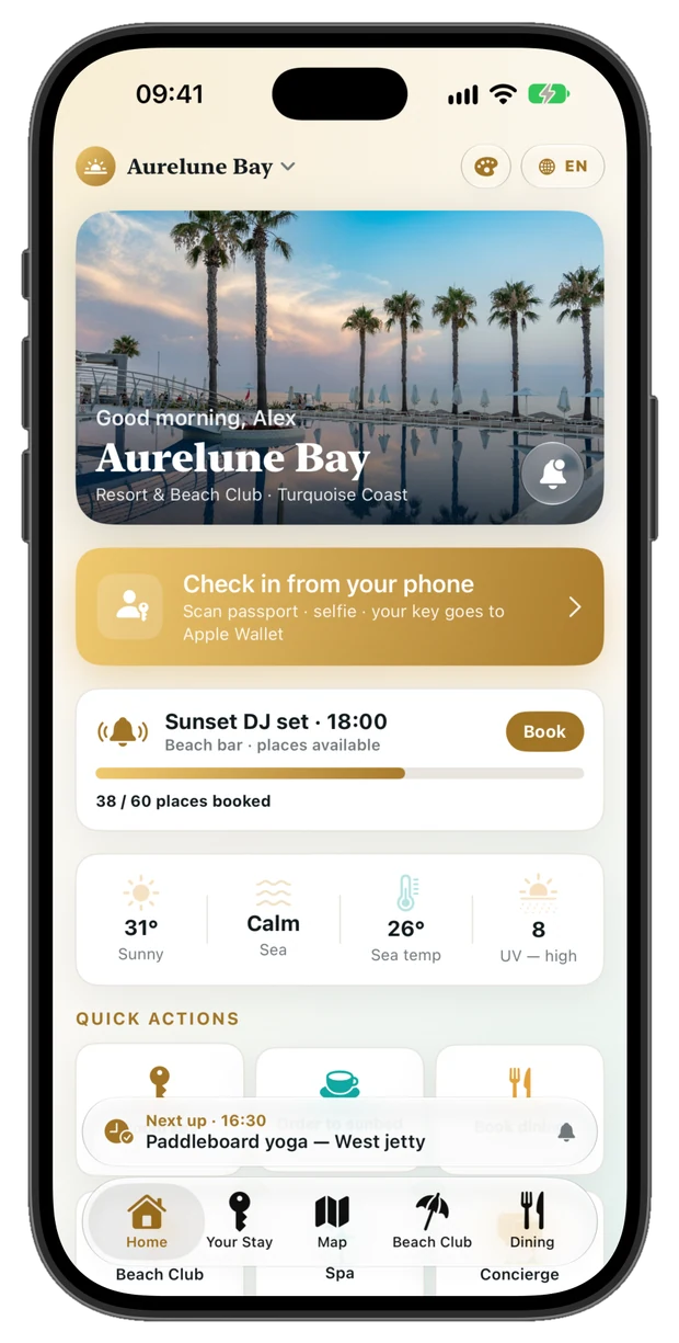 Aurelune Bay · tatil köyü ve beach club