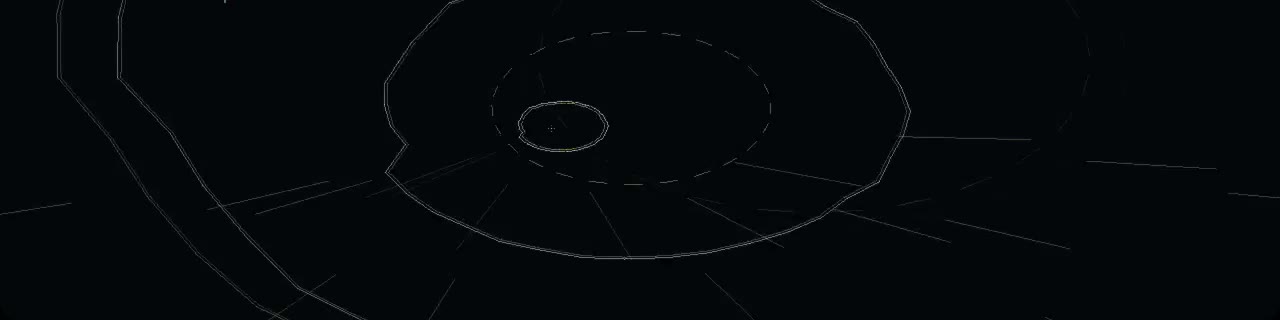 IMPACT visualizer: speed lines shockwaving out of every kick drum